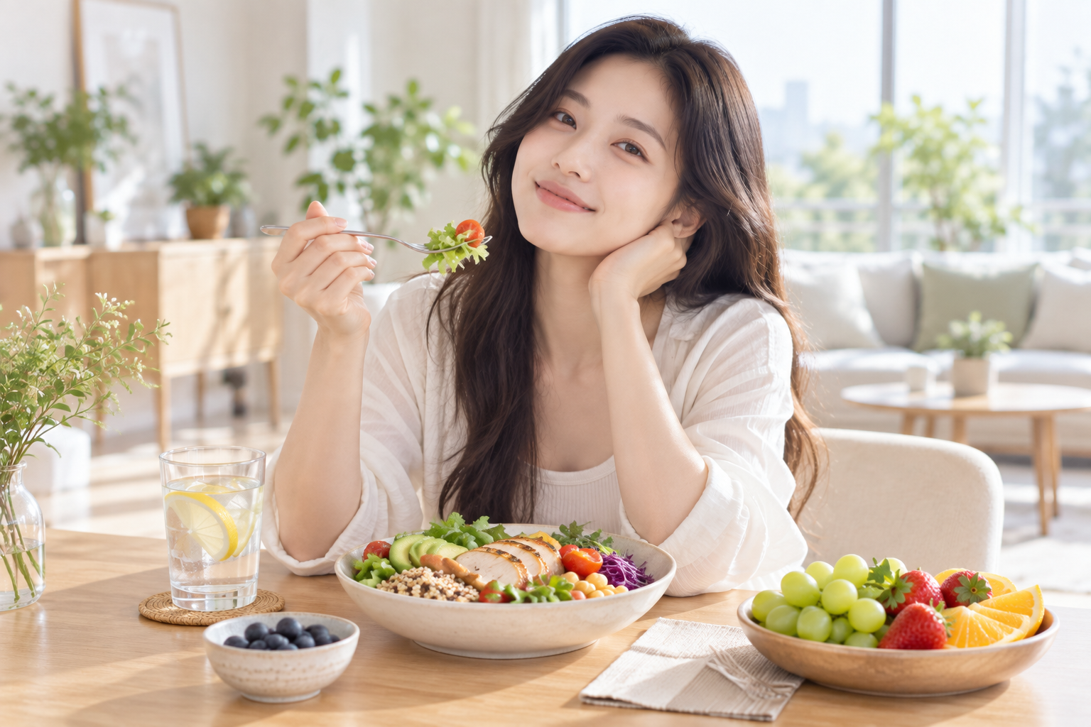 직장인 외식 다이어트에서 선택할 수 있는 균형 식단 이미지